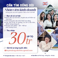 Dr Huy Giang tuyển dụng nhân viên kinh doanh